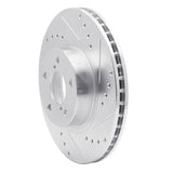 R1 Concepts 1990-2016 Saab 9-2X Front Right Drilled & Slotted Silver Brake Rotor by R1 Concepts 631-13009R