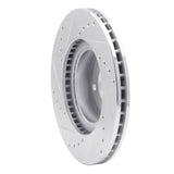 R1 Concepts 1990-2016 Saab 9-2X Front Right Drilled & Slotted Silver Brake Rotor by R1 Concepts 631-13009R