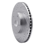 R1 Concepts 1992-1997 Subaru SVX Front Left Drilled & Slotted Silver Brake Rotor by R1 Concepts 631-13011L