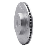 R1 Concepts 1992-1997 Subaru SVX Front Right Drilled & Slotted Silver Brake Rotor by R1 Concepts 631-13011R