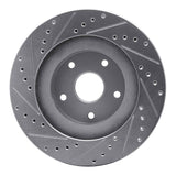 R1 Concepts 1992-1997 Subaru SVX Front Right Drilled & Slotted Silver Brake Rotor by R1 Concepts 631-13011R