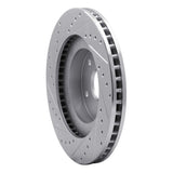 R1 Concepts 1992-1997 Subaru SVX Front Right Drilled & Slotted Silver Brake Rotor by R1 Concepts 631-13011R