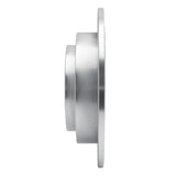 R1 Concepts 1992-1997 Subaru SVX Rear Left Drilled & Slotted Silver Brake Rotor by R1 Concepts 631-13012L