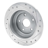 R1 Concepts 1992-1997 Subaru SVX Rear Left Drilled & Slotted Silver Brake Rotor by R1 Concepts 631-13012L