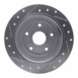 R1 Concepts 1992-1997 Subaru SVX Rear Right Drilled & Slotted Silver Brake Rotor by R1 Concepts 631-13012R