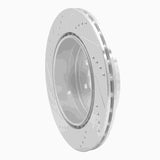 Dynamic Friction 2003-2004 Subaru Impreza Rear Right Drilled & Slotted Silver Brake Rotor by Dynamic Friction Company 631-13015R