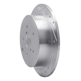 Dynamic Friction 2015-2021 Subaru WRX Rear Left Drilled & Slotted Silver Brake Rotor by Dynamic Friction Company 631-13024L