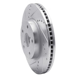 Dynamic Friction 2015-2019 Subaru Legacy Front Left Drilled & Slotted Silver Brake Rotor by Dynamic Friction Company 631-13026L