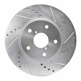 Dynamic Friction 2015-2019 Subaru Legacy Front Right Drilled & Slotted Silver Brake Rotor by Dynamic Friction Company 631-13026R