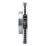 Dynamic Friction 2015-2019 Subaru Legacy Front Right Drilled & Slotted Silver Brake Rotor by Dynamic Friction Company 631-13026R