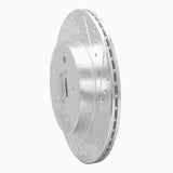 Dynamic Friction 2015-2025 Subaru Outback Rear Right Drilled & Slotted Silver Brake Rotor by Dynamic Friction Company 631-13028R