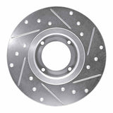 R1 Concepts 1980-1983 Subaru Brat Front Left Drilled & Slotted Silver Brake Rotor by R1 Concepts 631-13030L