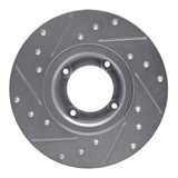 R1 Concepts 1980-1983 Subaru GLF Front Right Drilled & Slotted Silver Brake Rotor by R1 Concepts 631-13030R