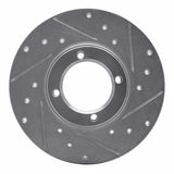 R1 Concepts 1980-1983 Subaru GLF Front Right Drilled & Slotted Silver Brake Rotor by R1 Concepts 631-13030R
