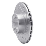 R1 Concepts 1983-1989 Subaru RX Front Right Drilled & Slotted Silver Brake Rotor by R1 Concepts 631-13031R