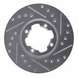 R1 Concepts 1983-1989 Subaru RX Front Right Drilled & Slotted Silver Brake Rotor by R1 Concepts 631-13031R