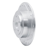 R1 Concepts 2000-2006 Subaru Baja Rear Right Drilled & Slotted Silver Brake Rotor by R1 Concepts 631-13032R