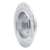 R1 Concepts 2000-2006 Subaru Baja Rear Right Drilled & Slotted Silver Brake Rotor by R1 Concepts 631-13032R