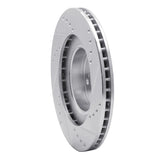 R1 Concepts 2001-2008 Saab 9-2X Front Left Drilled & Slotted Silver Brake Rotor by R1 Concepts 631-13033L