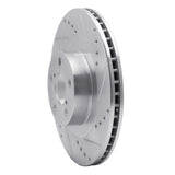 R1 Concepts 2001-2008 Saab 9-2X Front Right Drilled & Slotted Silver Brake Rotor by R1 Concepts 631-13033R