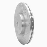 Dynamic Friction 2018-2025 Subaru WRX STI Front Right Drilled & Slotted Silver Brake Rotor by Dynamic Friction Company 631-13041R