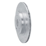 Dynamic Friction 2019-2025 Subaru Ascent Rear Left Drilled & Slotted Silver Brake Rotor by Dynamic Friction Company 631-13044L