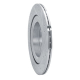 Dynamic Friction 2019-2025 Subaru Ascent Rear Left Drilled & Slotted Silver Brake Rotor by Dynamic Friction Company 631-13044L