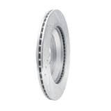 Dynamic Friction 2019-2023 Subaru Crosstrek Rear Right Drilled & Slotted Silver Brake Rotor by Dynamic Friction Company 631-13047R