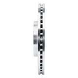 Dynamic Friction 2020-2025 Subaru Forester Front Left Drilled & Slotted Silver Brake Rotor by Dynamic Friction Company 631-13049L