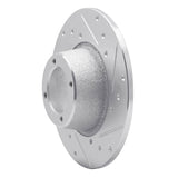 R1 Concepts 1975-1980 Triumph TR7 Front Right Drilled & Slotted Silver Brake Rotor by R1 Concepts 631-14001R