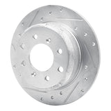 R1 Concepts 1964-1994 Alfa Romeo Giulia Rear Left Drilled & Slotted Silver Brake Rotor by R1 Concepts 631-16000L