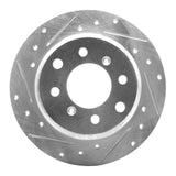 R1 Concepts 1964-1994 Alfa Romeo Giulia Rear Left Drilled & Slotted Silver Brake Rotor by R1 Concepts 631-16000L