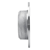 R1 Concepts 1964-1994 Alfa Romeo Giulia Rear Left Drilled & Slotted Silver Brake Rotor by R1 Concepts 631-16000L