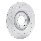 R1 Concepts 1975-1979 Alfa Romeo Sport Rear Left Drilled & Slotted Silver Brake Rotor by R1 Concepts 631-16001L
