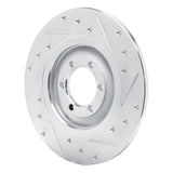 R1 Concepts 1975-1979 Alfa Romeo Sport Rear Right Drilled & Slotted Silver Brake Rotor by R1 Concepts 631-16001R