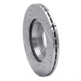 R1 Concepts 1981-1989 Alfa Romeo MILANO Front Right Drilled & Slotted Silver Brake Rotor by R1 Concepts 631-16002R