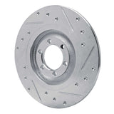 R1 Concepts 1981-1989 Alfa Romeo GTV-6 Rear Left Drilled & Slotted Silver Brake Rotor by R1 Concepts 631-16003L