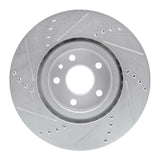 R1 Concepts 1991-2020 Alfa Romeo 164 Front Right Drilled & Slotted Silver Brake Rotor by R1 Concepts 631-16006R