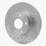 R1 Concepts 1991-1995 Alfa Romeo 164 Rear Left Drilled & Slotted Silver Brake Rotor by R1 Concepts 631-16007L