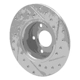 R1 Concepts 1991-1995 Alfa Romeo 164 Rear Left Drilled & Slotted Silver Brake Rotor by R1 Concepts 631-16007L