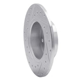 R1 Concepts 1991-1995 Alfa Romeo 164 Rear Right Drilled & Slotted Silver Brake Rotor by R1 Concepts 631-16007R
