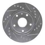 R1 Concepts 1999-2002 Daewoo Leganza Front Left Drilled & Slotted Silver Brake Rotor by R1 Concepts 631-18001L