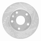R1 Concepts 1999-2002 Daewoo Leganza Front Right Drilled & Slotted Silver Brake Rotor by R1 Concepts 631-18001R