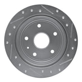 R1 Concepts 1999-2002 Daewoo Leganza Rear Left Drilled & Slotted Silver Brake Rotor by R1 Concepts 631-18002L