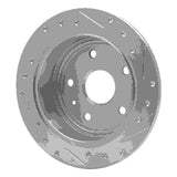 R1 Concepts 1999-2002 Daewoo Leganza Rear Left Drilled & Slotted Silver Brake Rotor by R1 Concepts 631-18002L