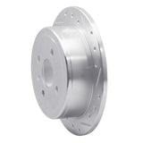 R1 Concepts 1999-2002 Daewoo Nubira Rear Right Drilled & Slotted Silver Brake Rotor by R1 Concepts 631-18003R