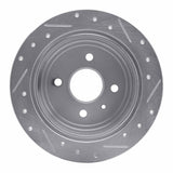 R1 Concepts 1999-2002 Daewoo Nubira Rear Right Drilled & Slotted Silver Brake Rotor by R1 Concepts 631-18003R
