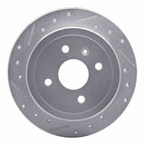 R1 Concepts 1999-2002 Daewoo Nubira Rear Right Drilled & Slotted Silver Brake Rotor by R1 Concepts 631-18003R