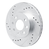 R1 Concepts 1992-1999 Daewoo Nubira Front Left Drilled & Slotted Silver Brake Rotor by R1 Concepts 631-18004L