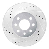 R1 Concepts 1992-1999 Daewoo Nubira Front Left Drilled & Slotted Silver Brake Rotor by R1 Concepts 631-18004L